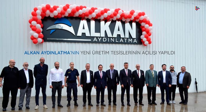 Alkan Aydınlatma Yeni Üretim Tesislerinin Açılışı Yapıldı.